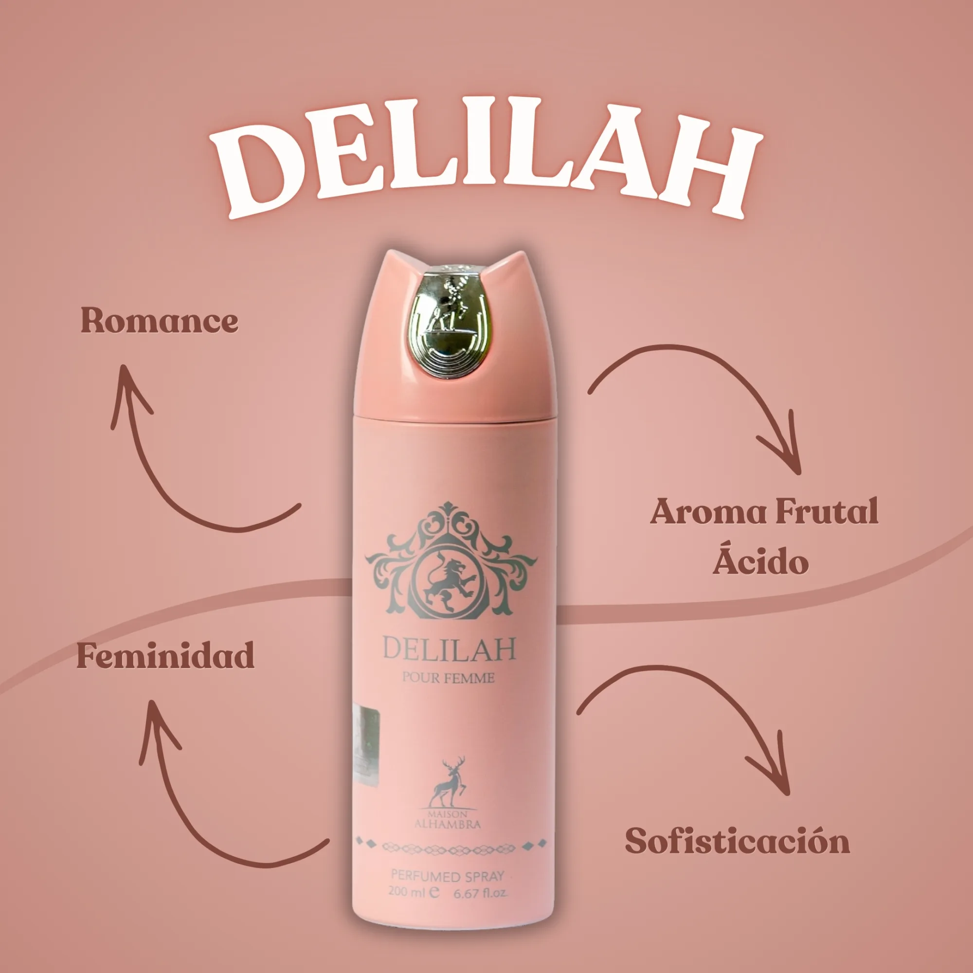 Perfume Maison Alhambra  DELILAH PARA DAMA - Imagen 3