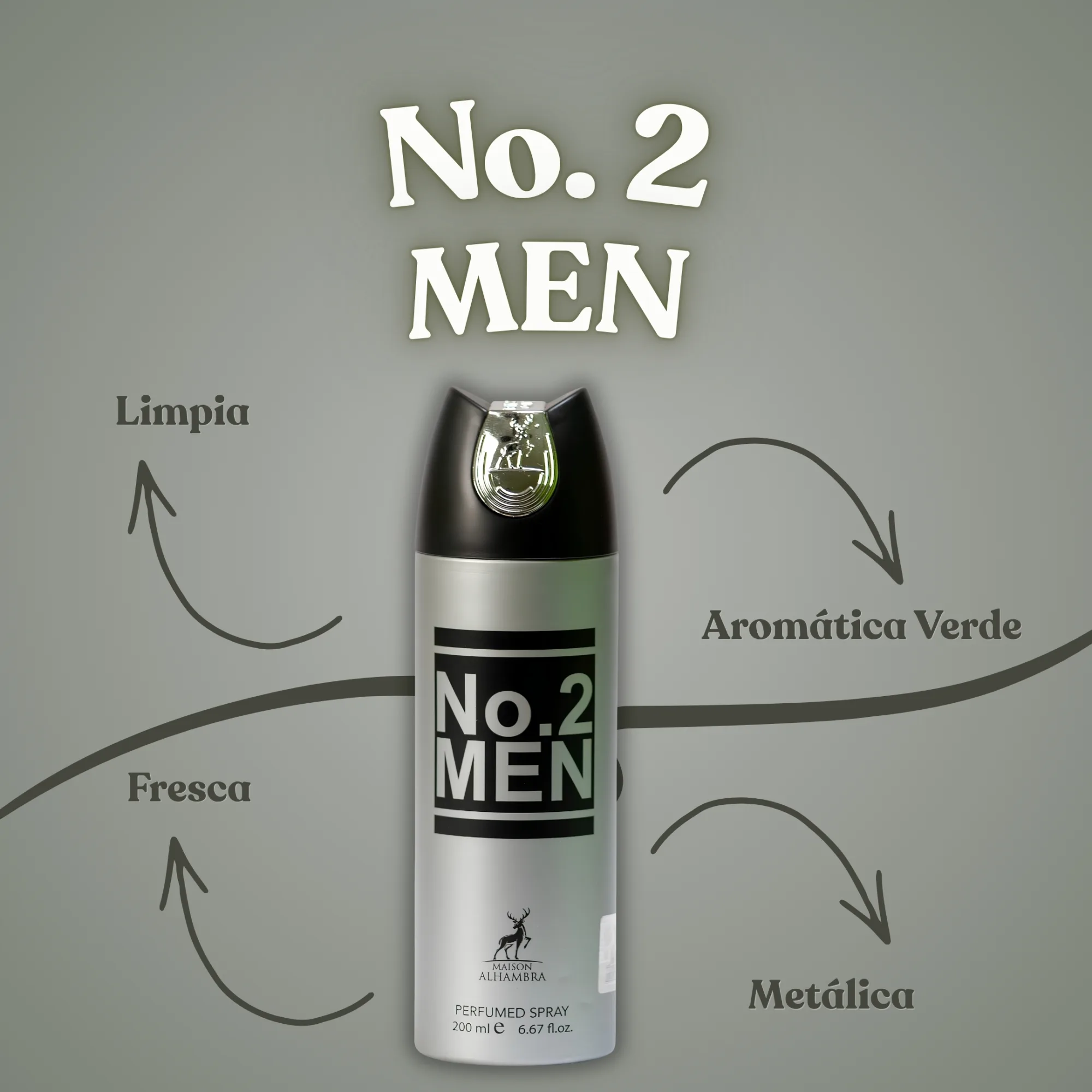 Perfume Maison ALHAMBRA No 2 Men para Caballero - Imagen 3